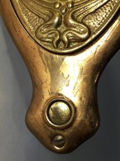 画像8: 1900-20's Oddball Cast Brass "Pop-up" Light (8)