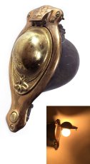 画像1: 1900-20's Oddball Cast Brass "Pop-up" Light (1)