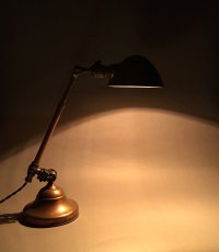 画像2: 1910-20's "O.C.White" Brass Telescopic Desk Lamp (2)