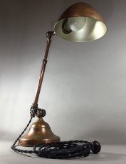 画像3: 1910-20's "O.C.White" Brass Telescopic Desk Lamp (3)