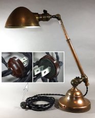 画像9: 1910-20's "O.C.White" Brass Telescopic Desk Lamp (9)