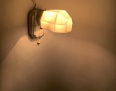 画像3: 1930-40's Art Deco "Porcelain＆Milk Glass" Bathroom Lamp (3)