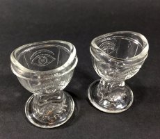 画像4: 1930's　"め"　Eye Wash Glass Cup　【＊2個入荷＊】 (4)