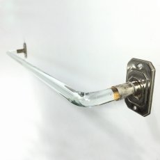 画像1: 1930〜40's "Art Deco" Glass Towel Bar 【Long】 (1)