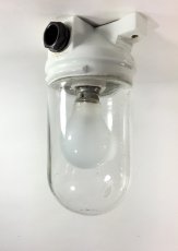 画像1: 1930's【Siemens】German Glass＆Porcelain Light (1)