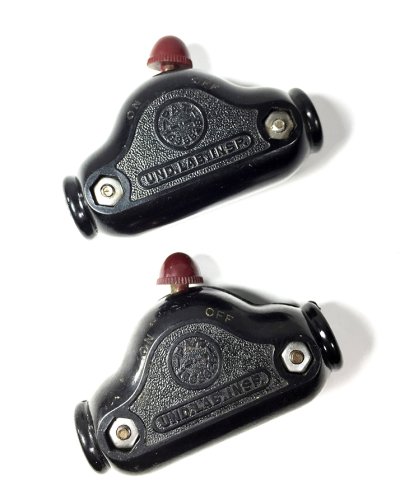 画像1: 1920-30's  "ART-DECO" Bakelite Switch【2個セット】