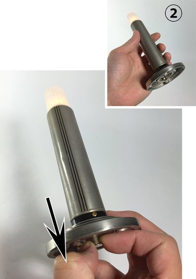 画像2: Early- 1930's Art Deco "Electric Candle"