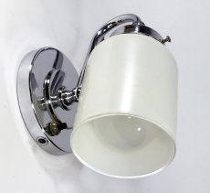 画像5: 1930-40's Art Deco Chrome Wall Light Fixture (5)