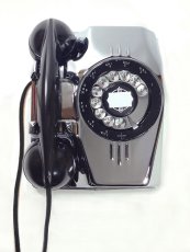 画像1: - 実働品 - 1940's U.S.ARMY "2-Way" Chromed Telephone【BLACK × SILVER】 (1)