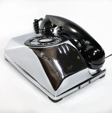 画像8: - 実働品 - 1940's U.S.ARMY "2-Way" Chromed Telephone【BLACK × SILVER】 (8)
