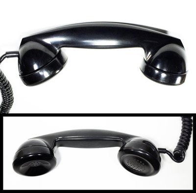 画像1: - 実働品 - 1940's U.S.ARMY "2-Way" Chromed Telephone【BLACK × SILVER】