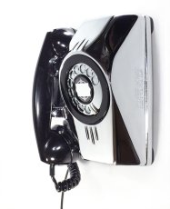 画像2: - 実働品 - 1940's U.S.ARMY "2-Way" Chromed Telephone【BLACK × SILVER】 (2)