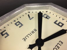 画像9: 1930-40's French "BRILLIE" Octagon Wall Clock (9)