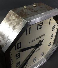 画像2: 1930-40's French "BRILLIE" Octagon Wall Clock (2)