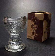 画像2: 1930's　"め"　Eye Wash Glass Cup　【Dead Stock】  (2)