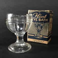 画像1: 1930's Eye Wash Glass Cup【Dead Stock】 (1)