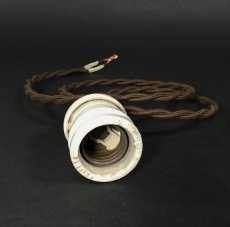 画像4:  1910-20's "Bare bulb"  Pendant Lamp  (4)