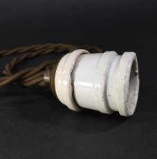 画像5:  1910-20's "Bare bulb"  Pendant Lamp  (5)