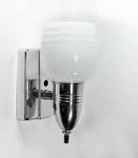 画像3: 1940's "2-way" Chrome Bathroom Lamp (3)