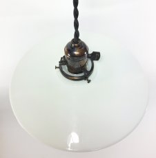 画像6: 1900-10's "Milk Glass Shade" × "Socket Cluster " Pendant Lamp  (6)