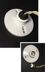 画像3:  1910-20's "G.E.Co." Porcelain Socket Pendant Lamp  (3)