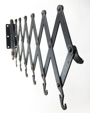 画像1: 1920-30's Steel Garment Hanger Rack (1)