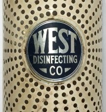 画像3: 1920-40's "West Disinfecting Co. N.Y." Steel Mesh Box (3)