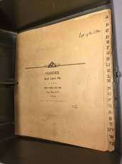 画像6: 1930's "ASCO N.Y." Steel File Box【 FAT !! 】 (6)