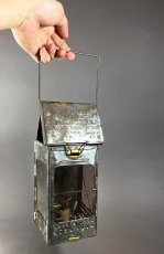 画像7: 1910-20's Steel Folding Candle Lantern (7)