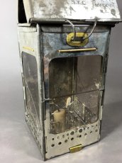 画像5: 1910-20's Steel Folding Candle Lantern (5)