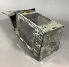 画像8: 1910-20's Steel Folding Candle Lantern (8)