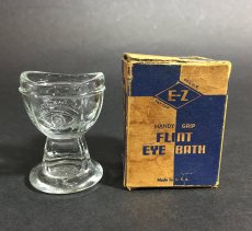 画像4: 1930's　"め"　Eye Wash Glass Cup　【Dead Stock】  (4)