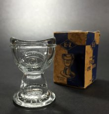 画像2: 1930's　"め"　Eye Wash Glass Cup　【Dead Stock】  (2)