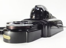 画像14: - 実働品 - 1930's "Very!! Art Deco" Streamlined Bakelite Telephone (14)