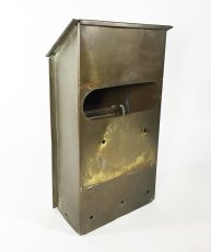 画像8: 1920-30's "CORBIN LOCK CO." Brass Wall Mount Mail Box (8)