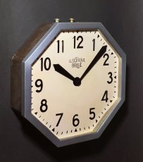 画像2: 1920-30's French Art Déco "BRILLIE" Wall Clock (2)