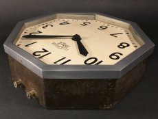 画像13: 1920-30's French Art Déco "BRILLIE" Wall Clock (13)