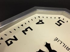画像11: 1930-40's French "BRILLIE" Octagon Wall Clock (11)