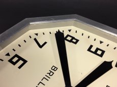 画像10: 1930-40's French "BRILLIE" Octagon Wall Clock (10)