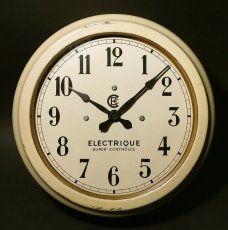 画像1: 1920-30's French Large Gallery Wall Clock (1)