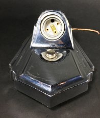 画像5: 1930-40's Chrome Candle Lamp  (5)