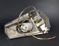 画像4: 1930-40's Chrome Candle Lamp  (4)