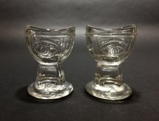 画像2: 1930's　"め"　Eye Wash Glass Cup　【＊3個入荷＊】 (2)