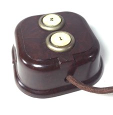 画像5: 1930's Art Deco【EDWARS】Two Button Bell Switch (5)