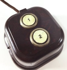 画像4: 1930's Art Deco【EDWARS】Two Button Bell Switch (4)