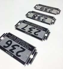 画像2: 4 Aluminum Tags (2)