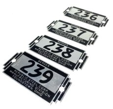 画像1: 4 Aluminum Tags (1)