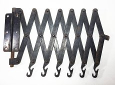 画像3: 1920-30's Steel Garment Hanger Rack (3)