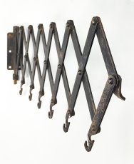 画像1: 1920-30's Steel Garment Hanger Rack (1)