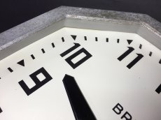 画像9: 1940's French "BRILLIE" Octagon Wall Clock (9)